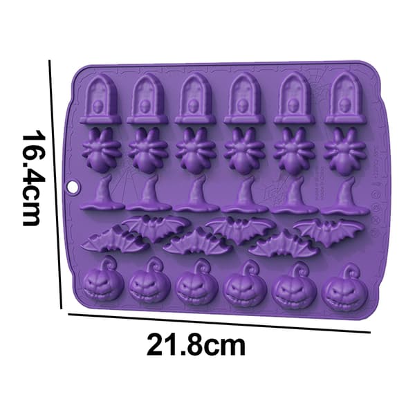 Halloween Silikonformer Godteriformer med Purple