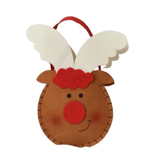 Julpynt Julklappspåse Julgodispåse Red 2Pcs