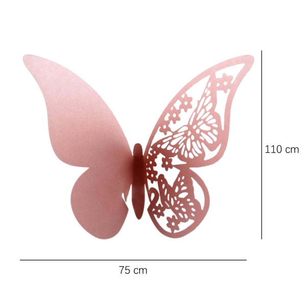 Perhoshäät Nimikortit Helmiäiskortti Purple
