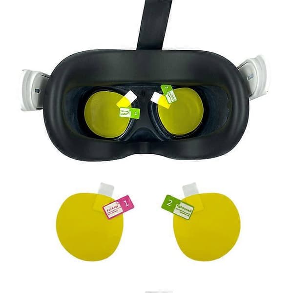 4 stk VR-linsebeskytter TPU Anti-ripe VR-skjermbeskytter erstatning for Oculus Quest 2