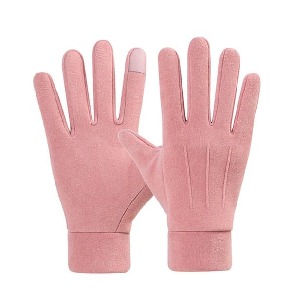 #Dame Pink Cykelhandsker Varme Sportshandsker#