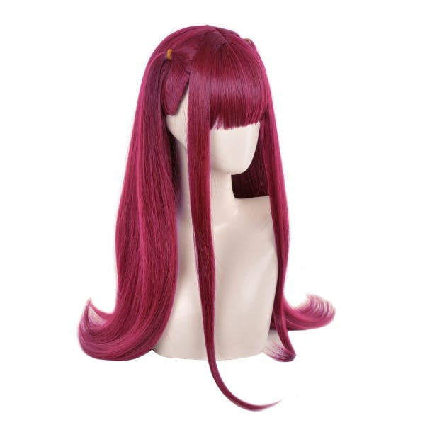 My Dress Up Darling Cosplay Anime Little Devil Cosplay Peruk Rose Röd Kvinnor Halloween Kostym Party Peruk