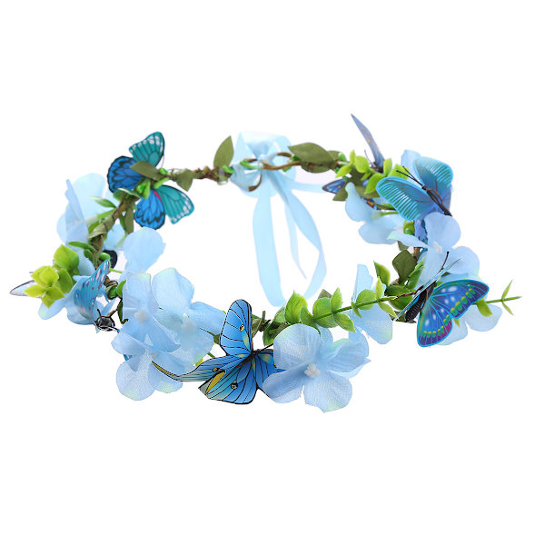 Reisefoto hode blomst tilbehør barnas sommerfuglkrans