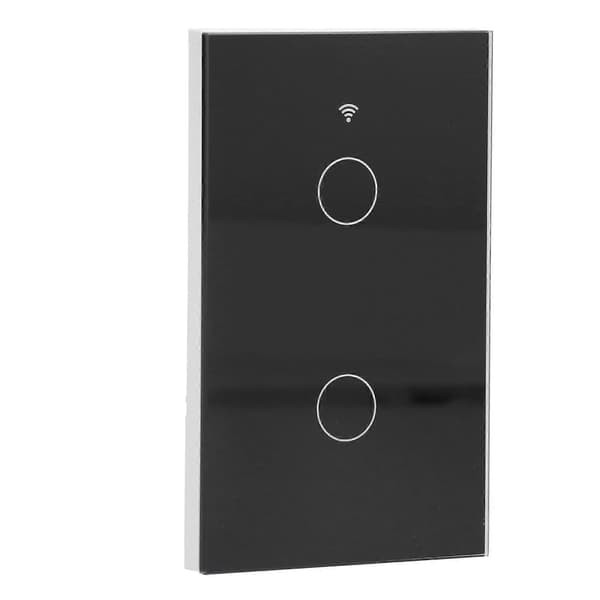 For Zigbee Tuya fjernlysbryter stemmestyring 2-veis veggberøringsbryter AC 100-240V