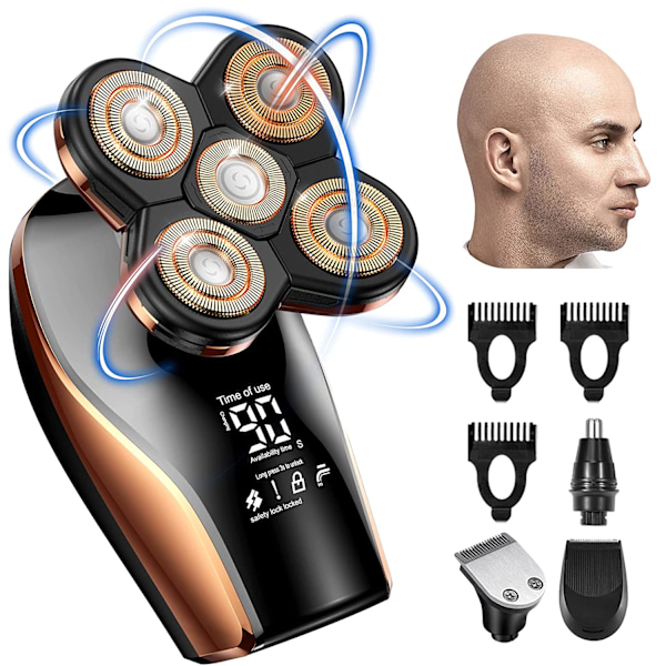 Head Shaver Electric Razor för män, Bald Head Razor
