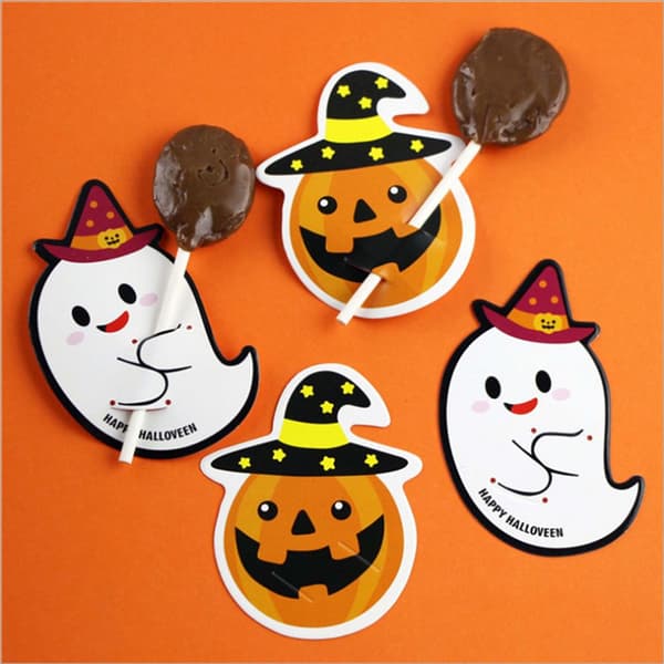 50/100ST Godispaketkort Halloween 02-100ST 02-100ST 02-100pcs