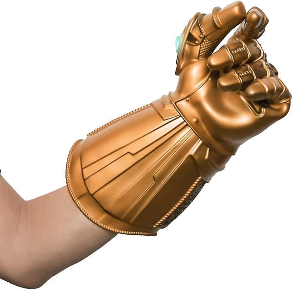 Led Gem Light Up Glove Avengers Actionfigur Cosplay Barnleksak