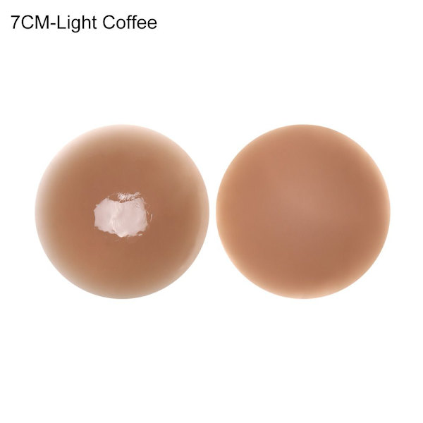 1 par självhäftande cover Osynlig återanvändbar 7CMLight Coffee