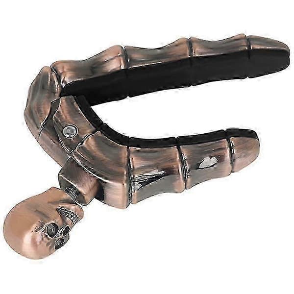Högkvalitativ skalle zinklegering Capo Folkbakelit Klassisk gitarrstämmare Ukulele Capo
