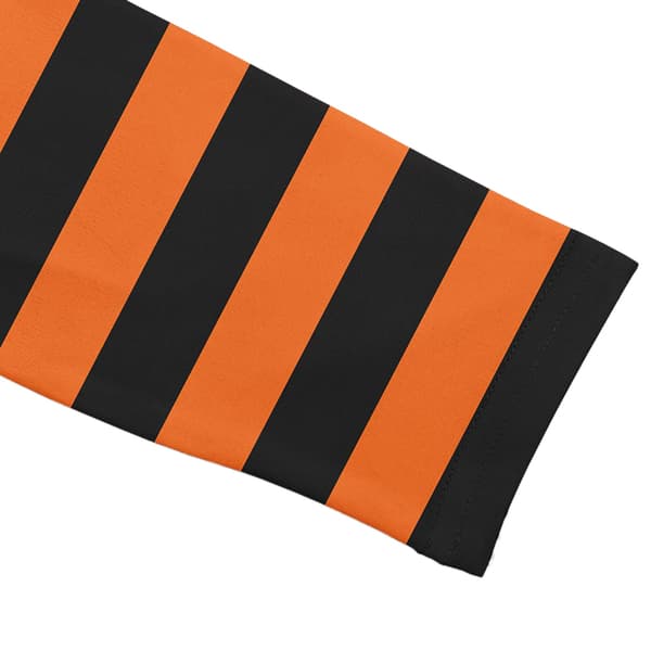 Stripete bukser for barn Halloween langbukse Orange Black Stripe 110cm