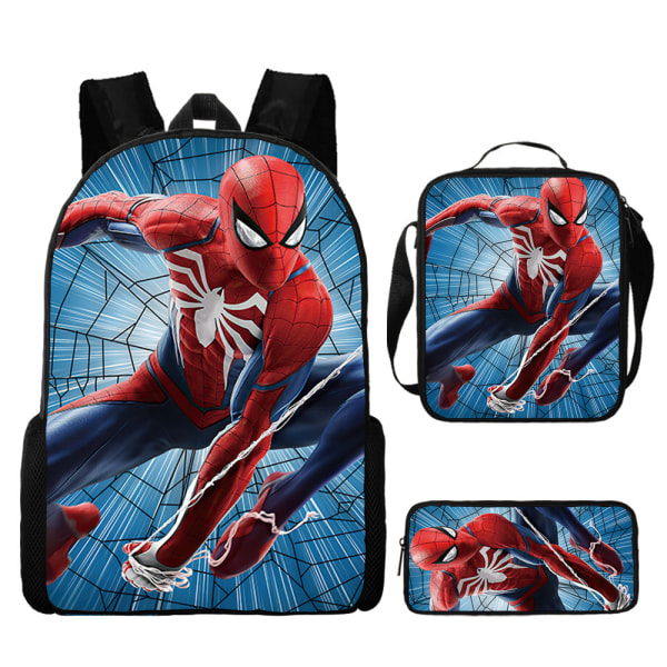 Marvel Spiderman Student Skolväska Stor Ryggsäck