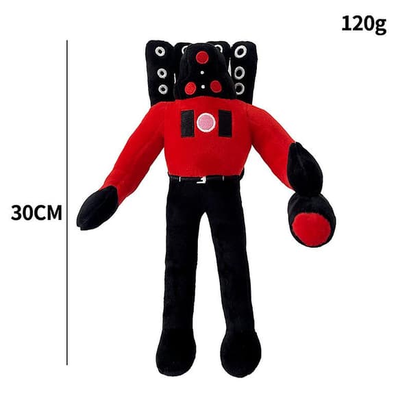 Skibidi Toilet Man Plyslegetøj Horror Exploration Eventyrspil Kæledyrsdukke Style E