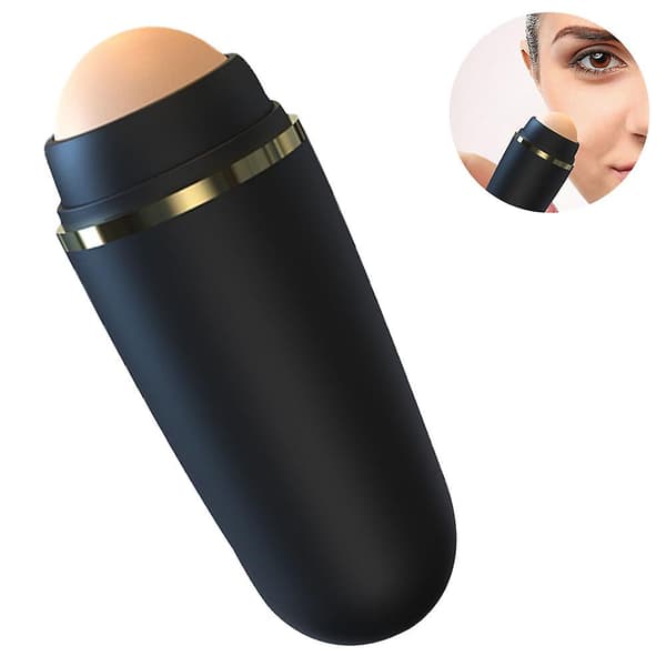 Vulkanstein Oljeabsorberende Roller Ball Ansiktsoljemassasje