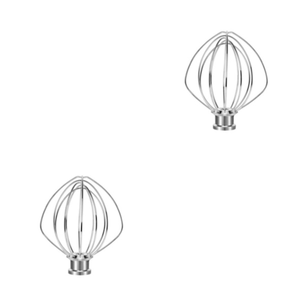 1/2 visp i rustfritt stål for delikat omrøring - holdbar og 2PCS