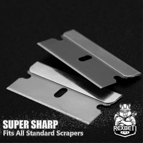 600 stk. enkeltbladede barberblade, industrielle barberblade, udskiftningsblade til hobbykniv, glasskraberblade