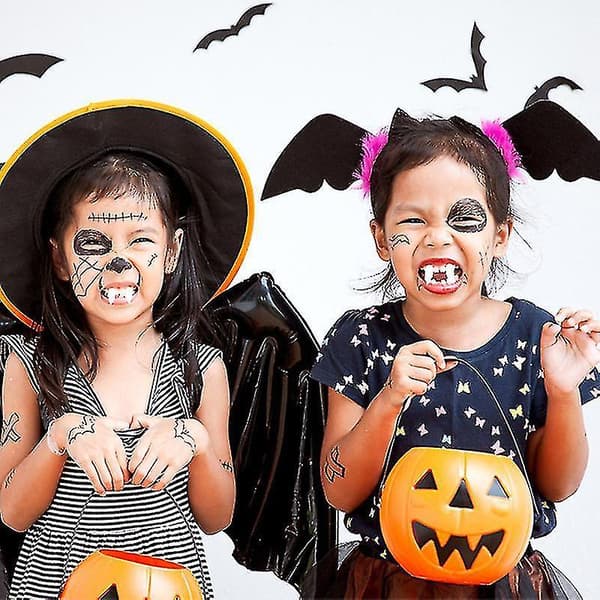 4 par DIY Halloween kostume udklædning vampyrtænder