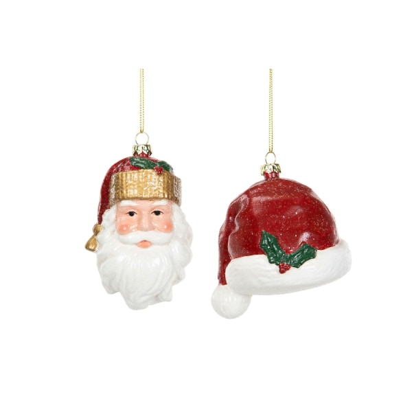 A Lot Decoration - Juldekoration Tomte Tomteluva Hänge Mix 12 10 red