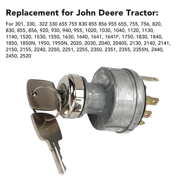 Tenningslås AR58126 erstatning for John Deere 322 330 655 755 830 855 856 955 traktor