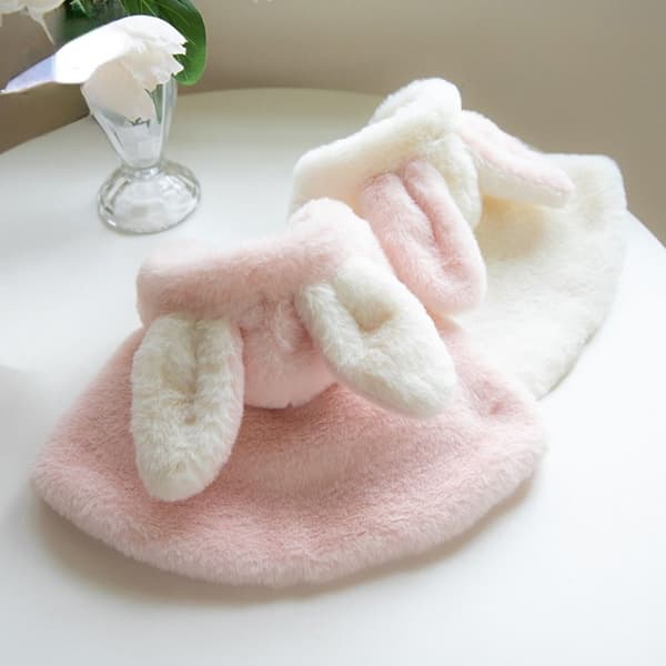 Pet Warm Cloak Hund Nattlinne WHITE white XS