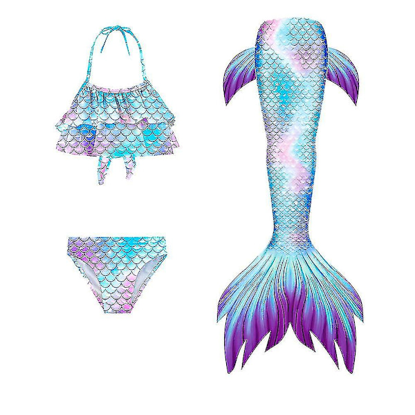 Baddräkt för barn Mermaid Tail Baddräkt 140 GB65