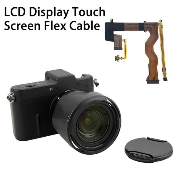 Kamerakabelanslutning Direkt ersättning Flexibel digitalkamera LCD-skärm Flexkabel för Olympus EM10II / E-M10 MARK II