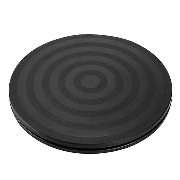 Rund Bonsai 360 Roterende Drejeskive Praktisk 8\" 20cm Sort Plast Drejeskive