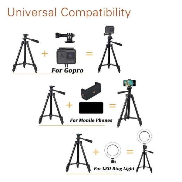 Stativ Stativ Kamera Stativ Telefonhållare