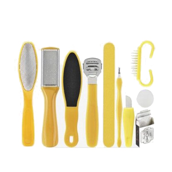 Pedikyrkit: Set Yellow 10-Piece Set (Lite)