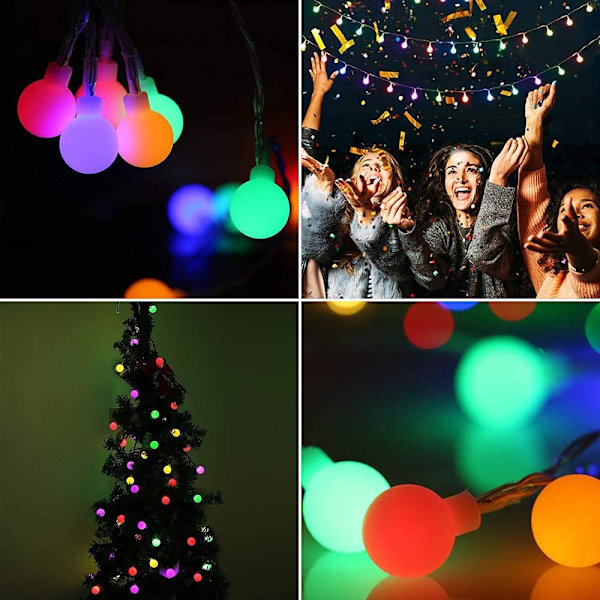 Solar String Lights Outdoor Solar Lights 100LED 12M Vattentät