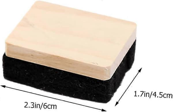 5 st suddgummin för torrradering, kritatavelsuddar, klassrumssvarttavelsuddar, återanvändbara whiteboard-suddar, 4*6,5 cm