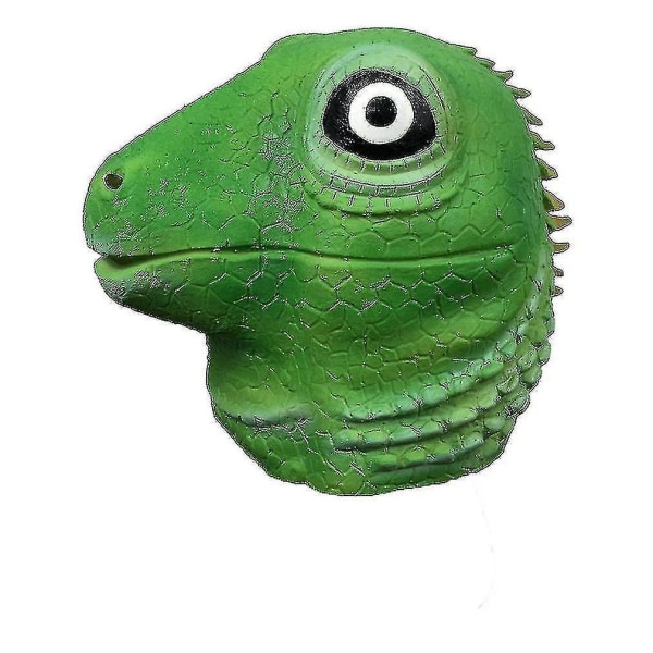 Ödla Huvudbonader Djurmask Maskerad Tecknad Halloween Party Cosplay rekvisita