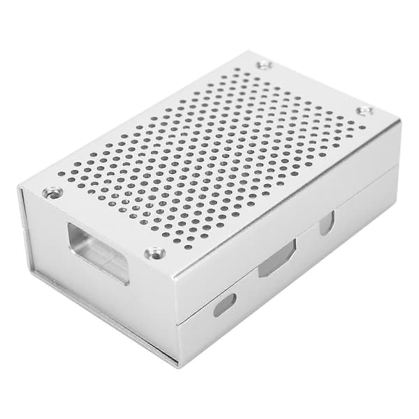 Beskyttende skal af aluminiumslegering, støvtæt varmeafledningskabinet til Raspberry Pi 3B