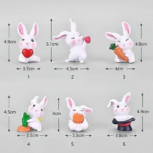 Miniatyrkaninfigur, påskepynt, miniatyrkanin