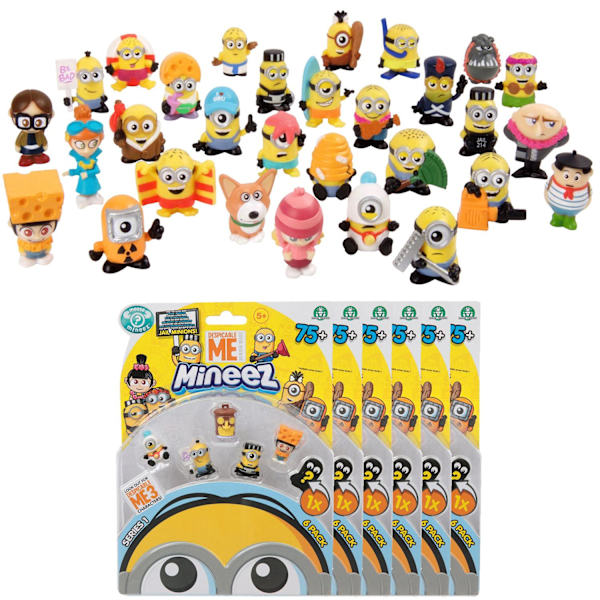 36-Pack Minions Dumma Mej Mineez Deluxe Figurer S1 multicolor