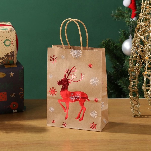 5 st julpapperspåse presentförpackningar STIL 9 STIL 9 Style 9
