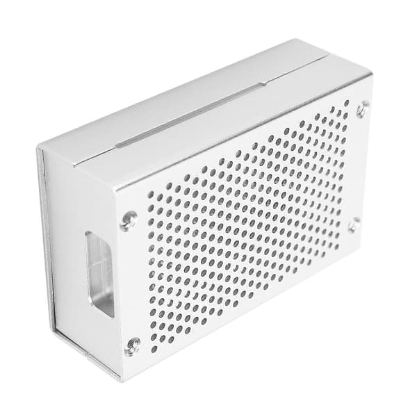 Beskyttende skal af aluminiumslegering, støvtæt varmeafledningskabinet til Raspberry Pi 3B