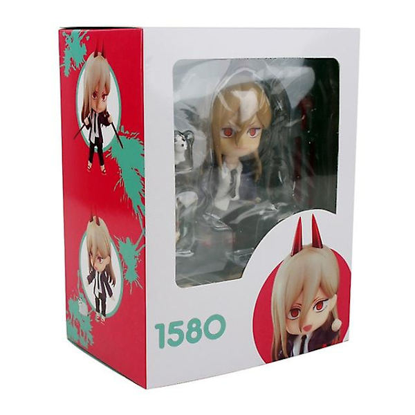 Chainsaw Man Anime Figure Denji 1560#  1580# 10cm Q Verision Model Movable Action Figure Toys Power