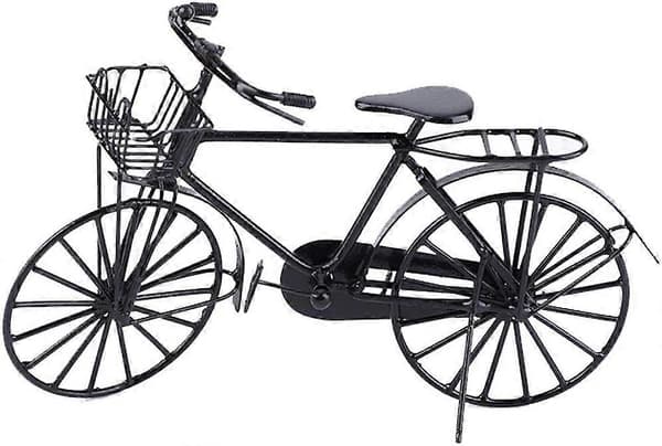 Samlarminiatyrcykel i skala 1:12 för dockhusleksakssimulering