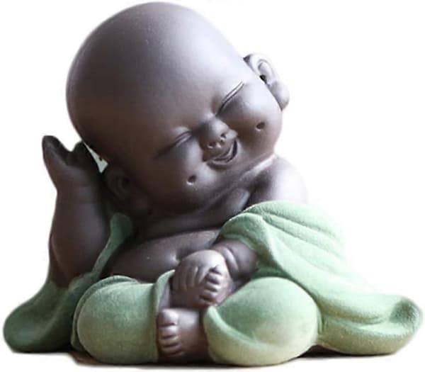 Leende Maitreya Buddha, Keramisk Buddha-statue, Pryd-te-skulptur