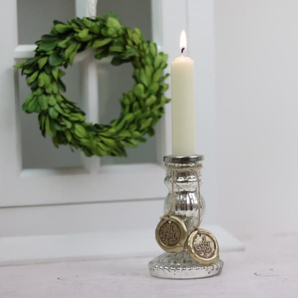 A Lot Decoration - Pynt God Jul Segl - antikguld 2-pak gold