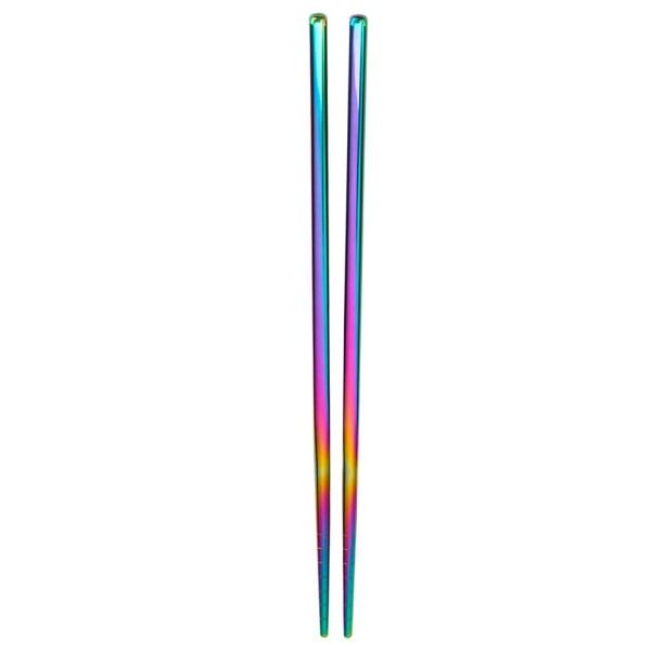 Spisepinner / Chopsticks i Rustfritt Stål - Flerfargede multicolor
