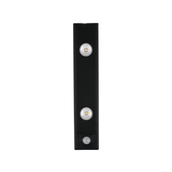 Garderobebelysning Bevægelsessensorlampe SORT 20CM Black 20cm