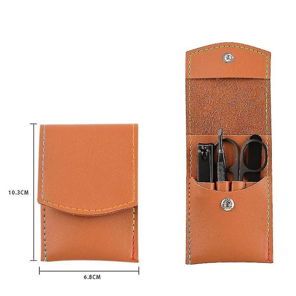 Set med hög precision i rostfritt stål skärfil vass sax med elegant case