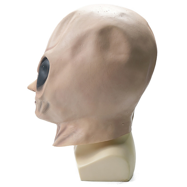 Halloween Alien Mask Skrämmande stora ögon helhuvudmask för fest