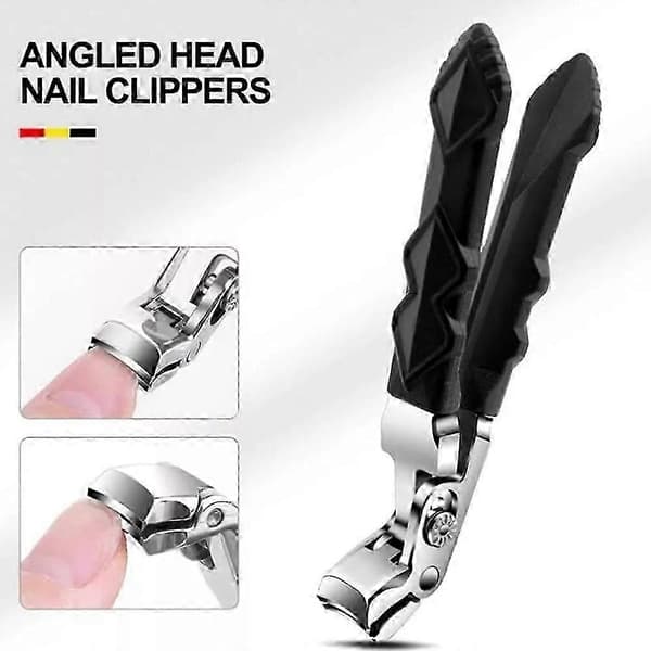 Professionel Negleklipper Rustfrit Stål Negleklippere Tånegl Fingernegl Manicure Trimmer Tåneglklippere til Tykke Negle