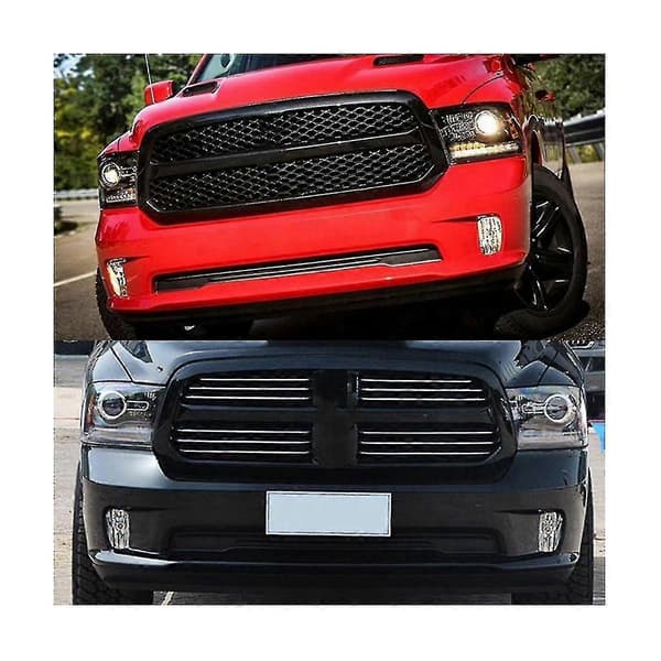2 stk LED tåkelys for Ram 1500 2013-2018 frontfanger tåkelys svart 68104821ac, 68104820ac