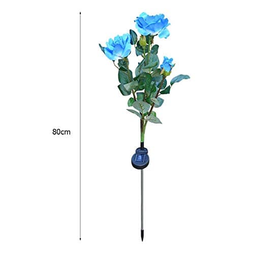 Udendørs Solar Havelampe, Solar LED Rose Lamper med større