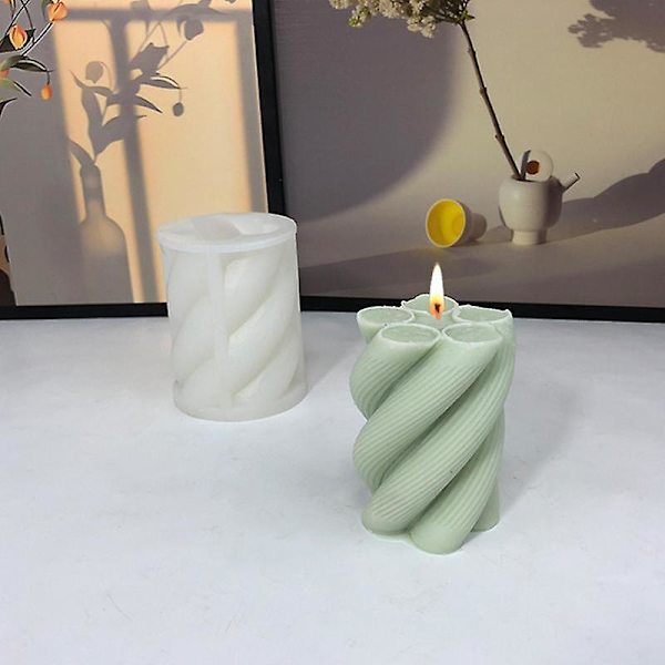 Form Roterende form 3d form til voks Ler Chokolade DIY Jul Aromaterapi Form