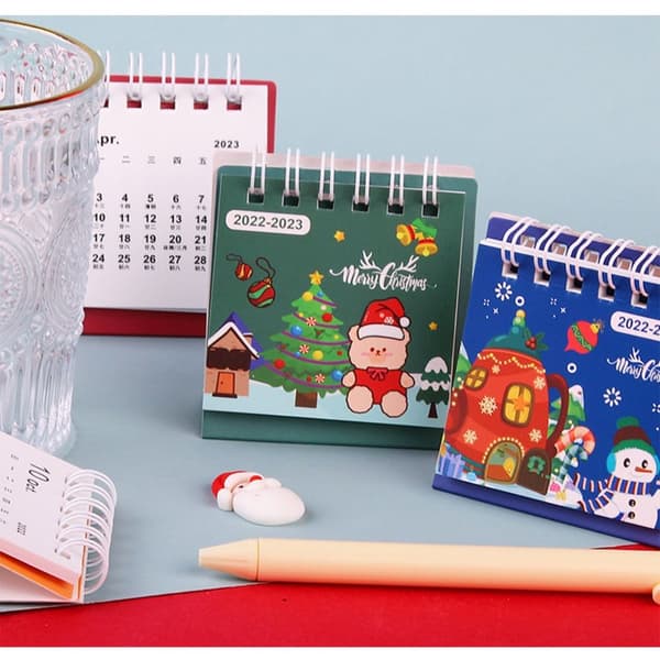 Julekalender Nedtællingskalender Bordkalender BLÅ Blue