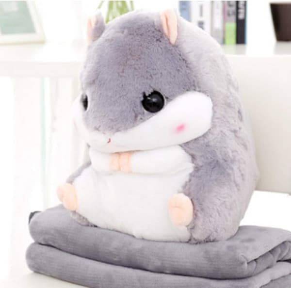 Plys hamster krammedyr legetøj 24,6 cm